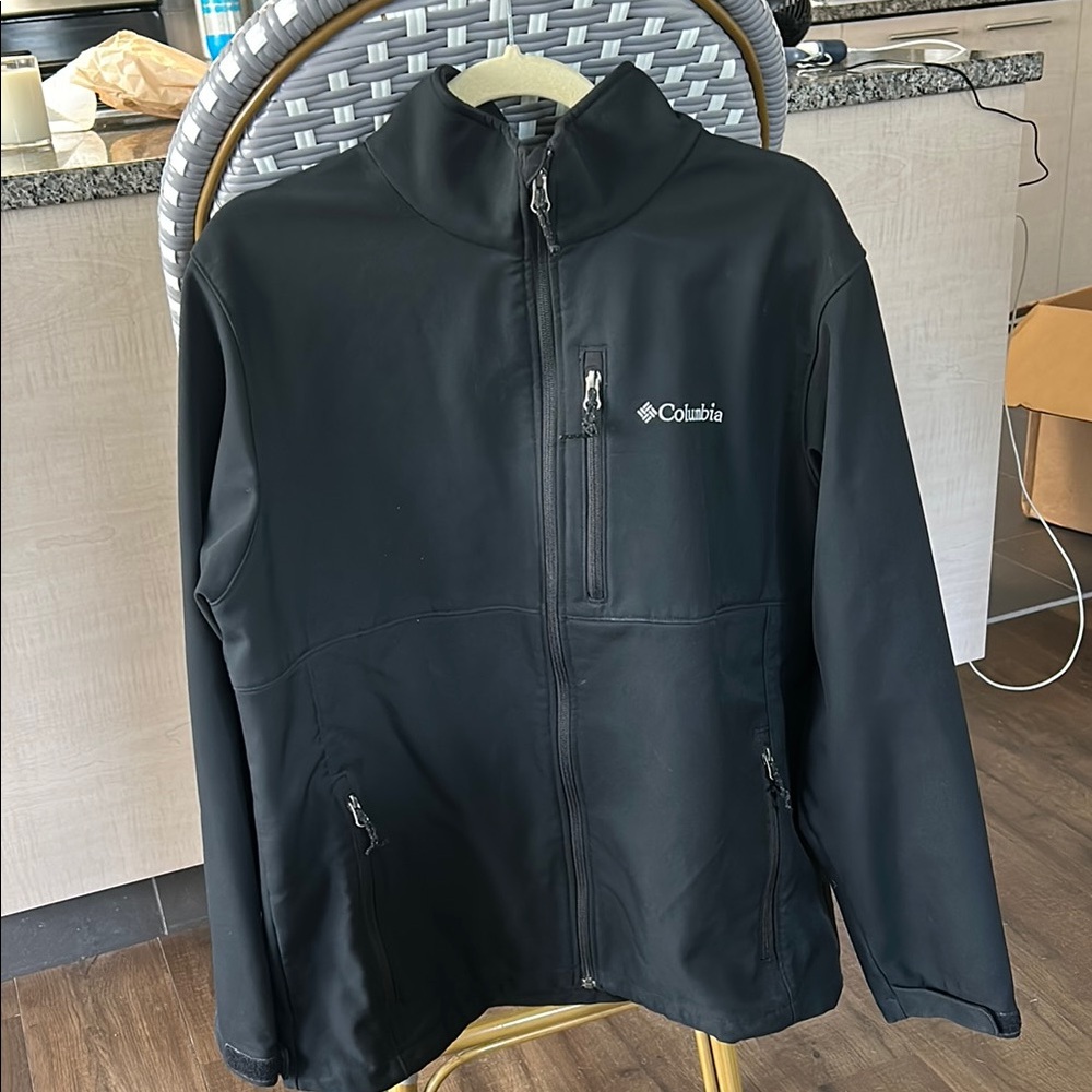 Columbia Black Full-Zip Jacket